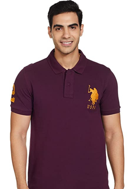 Polo Assn Cotton Collar T-Shirt - Main Image
