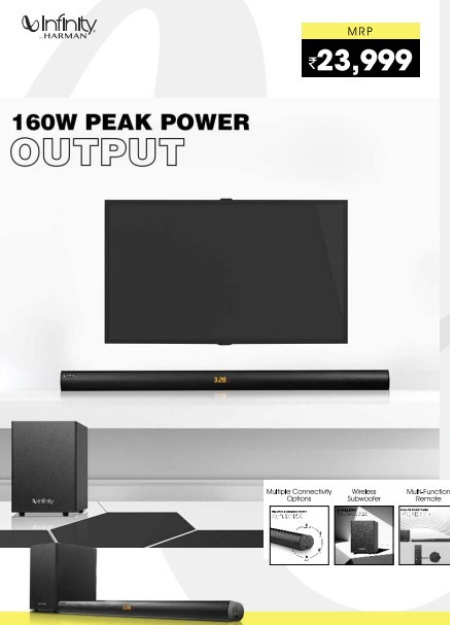 Infinity hot sale sound bar