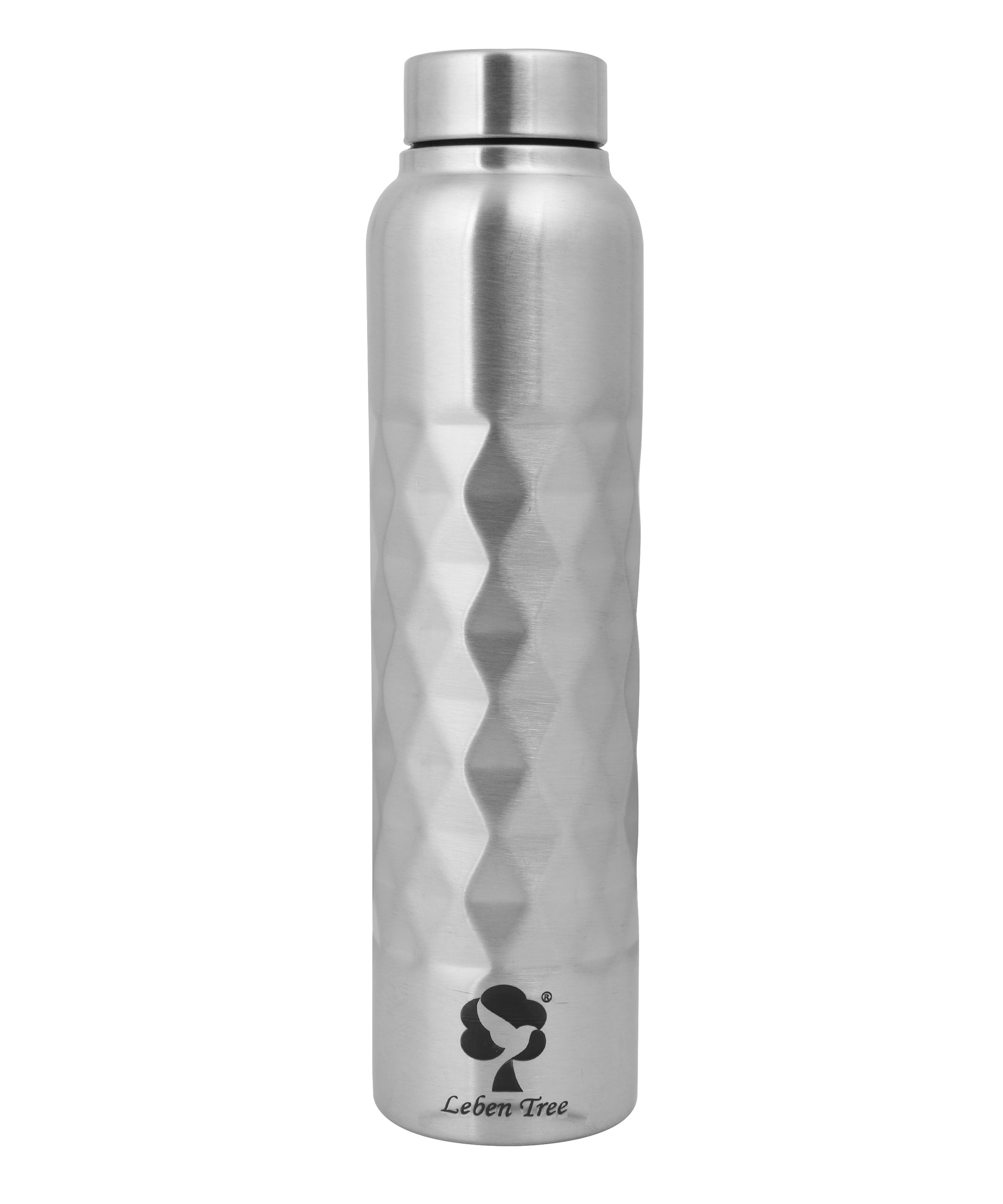 Leben Tree Cubix Stainless Steel Single Wall Water Bottle 1000 ml Bott